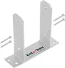 KOTARBAU® Staffe per Pali TT Fissaggio Pali Legno Acciaio Anteprima dell’immagine prodotto 1