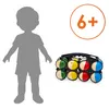 Holz Boule Set mit Tragetasche - 8 Holz Kugeln - Boccia Produktbild-Vorschau 3