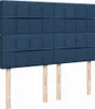 Maison Exclusive - Boxspringbett mit Matratze Blau 160x200 Produktbild-Vorschau 7