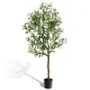 FCH Olivier artificiel 120 cm, 550 feuilles, 22 fruits, Voir les images du produit 1
