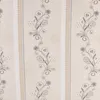 Dekostoff Meterware Blumenranken Bordüre Karo natur weiß Produktbild-Vorschau 7