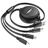 HOCO Câble 3 en 1 USB A vers Lightning / Micro USB / Type C Voir les images du produit 2