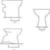 Stand-WC Tiefspüler Abgang Boden Senkrecht Toilette WC Produktbild-Vorschau 6
