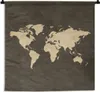 MuchoWow® Wandteppich Wandbehang Weltkarte - Farben - Produktbild-Vorschau 1