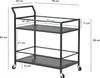 Chariot de service FineBuy en métal noir 79 x 45 x 83 cm Voir les images du produit 3