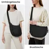 Nylonová taška cez rameno veľká polmesiaca crossbody taška Náhľad obrázku produktu 7