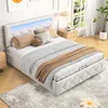 INONEFT Boxspringbett 140x200cm mit LED, Doppelbett mit Produktbild-Vorschau 8