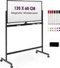 120 x 60 cm, dwustronna tablica magnetyczna na kółkach, z Podgląd zdjęcia produktu 1