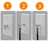 ORSEM 5x SAT F-Winkelstecker F-Stecker Buchse 75 Ohm Koax Produktbild-Vorschau 5
