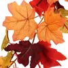 com-four® 2x Herbstgirlande aus künstlichen Ahornblättern - Produktbild-Vorschau 7