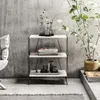 Skye Decor, Lazandos - White, Beistelltische, Weiß, 46 x 76 Produktbild-Vorschau 2