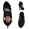 van-hill Damen Peep-Toe Plateau Stiletto Sandaletten mit Produktbild-Vorschau 3