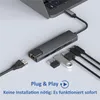Rolio USB C Hub, 4K HDMI, Ethernet, 2x USB 3.0, 2x USB-C, Produktbild-Vorschau 3
