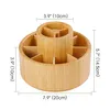 Stifthalter,Bamboo Desk Organizer, große Kapazität Pen Produktbild-Vorschau 2