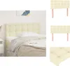 vidaXL Kopfteil Creme 80x5x78/88 cm Kunstleder -  Kopf- & Produktbild-Vorschau 1