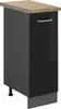 Apothekerschrank Vicco R-Line Schwarz Hochglanz 30 cm , AP Produktbild-Vorschau 1
