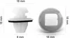 10X Pins Seitenleisten Suzuki Grand Vitara Produktbild-Vorschau 6