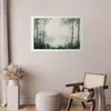 Posterpapier Poster - Forest and Pond in Patinated Green Produktbild-Vorschau 2