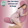 sei Design Stillkissen XXL 190x30 mit Musselin Bezug Produktbild-Vorschau 8