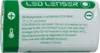 A close-up of a white and green rechargeable battery with text and symbols printed on it. Anteprima dell’immagine prodotto