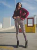 Damen sportlegging, casual stijl, jaren '80 luipaardprint, Productafbeelding-voorbeeld 5