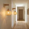 Applique Alpinaluz LUMA in legno e rattan, lampada da Anteprima dell’immagine prodotto 8