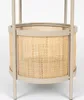 Makoto Beistelltisch Ø30cm mit Rattan Taupe Produktbild-Vorschau 3