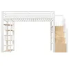 Flieks Etagenbett 90x200cm mit Led, Jugendbett mit Regal, Produktbild-Vorschau 9
