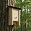 Relaxdays - Niche pour chauves-souris, lot de 4, abri pour Voir les images du produit 2