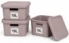 Plastard Aufbewahrungsbox mit Deckel 3er-Set 19 Liter in Produktbild-Vorschau 1