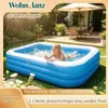 2,1 Meter Gartenpool Kinderpool Schwimmbecken Pool Quick Up Produktbild-Vorschau 1