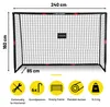 Dunlop Voetbaldoel - Voetbal Goal 240 x 160 x 85 cm - Productafbeelding-voorbeeld 2