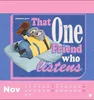 Minions Postkartenkalender 2027 Produktbild-Vorschau 5