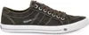 A side view of a single green sneaker. Voir les images du produit