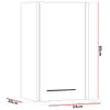 Závěsná koupelnová skříňka SLIM SL4 bílý laminát Náhled obrázku produktu 2