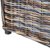 KRINES HOME Esszimmer-Sessel Rattan Grau Rattan Korbsessel Produktbild-Vorschau 7