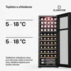 Klarstein Bovella 55 Duo+ chladnička na víno - 55 fliaš, 2 Náhľad obrázku produktu 4