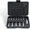 CCLIFE 13tlg Sechskant steckschluesselsatz Metric 2mm-14mm Produktbild-Vorschau 1