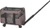 A rolling pet carrier with a telescoping handle and wheels. Podgląd zdjęcia produktu