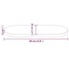 vidaXL Tischplatte 60x30x2,5 cm Massivholz Kiefer Oval Produktbild-Vorschau 11