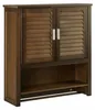 Relaxdays : armoire suspendue brun foncé LAMELL, armoire de Voir les images du produit 1