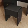 Schminktisch mit Hocker und 5 Schubladen, Frisiertisch, Produktbild-Vorschau 6