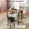 Set HOMCOM composto da tavolo da bar e sgabelli, set da bar Anteprima dell’immagine prodotto 5