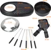 Syntrox Germany Raclette Fondue Set 8 Personen heißer Stein Produktbild-Vorschau 8
