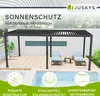 Juskys Lamellendach Tahiti 3x5,9 m - Stahl Pergola stabil & Produktbild-Vorschau 2