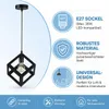 Lampa wisząca MasterLED - E27 - Czarna - Geometryczna Podgląd zdjęcia produktu 3