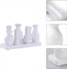 Jinfa Handgefertigtes kleines Keramikvasen-Set Tisch- & Produktbild-Vorschau 6
