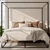 CLP Himmelbett Batoni Rahmen und Lattenrost aus Metall Produktbild-Vorschau 3