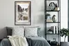 MuchoWow® Gerahmtes Poster Durchblick - Holz - Strand 60x90 Produktbild-Vorschau 4