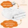 Coperta per letto a 4 stagioni, 155 x 220 cm, 100% Anteprima dell’immagine prodotto 3